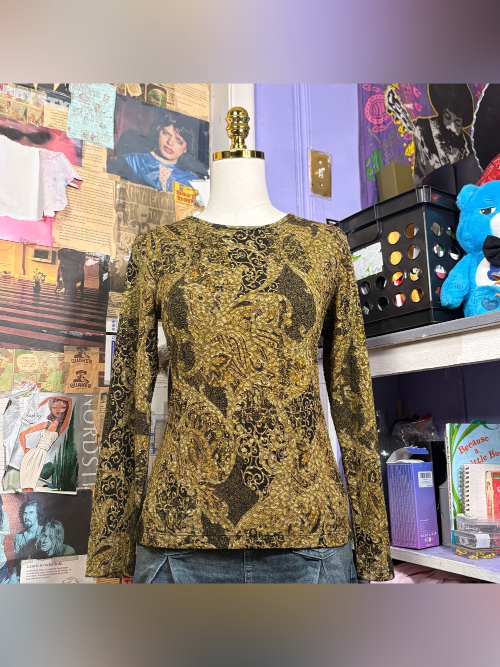 Baroque Long Sleeve Top